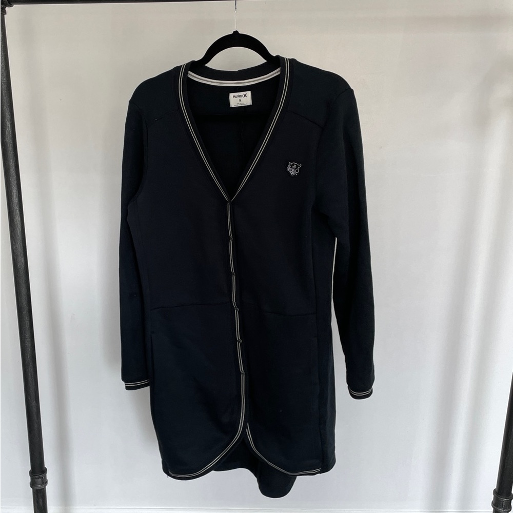 Hurley cardigan/top, black workout